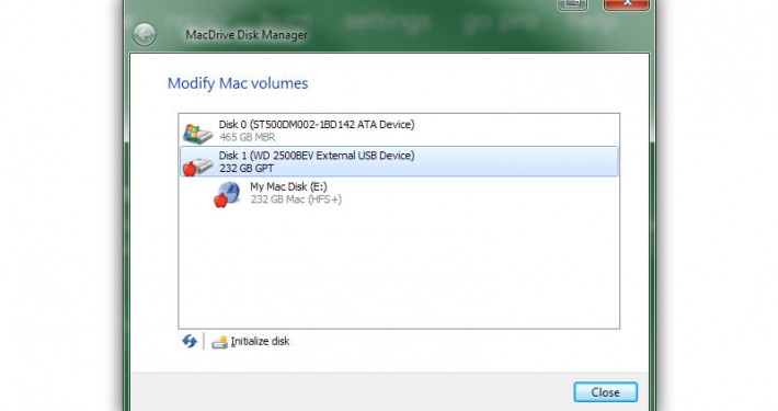 MacDrive Disk Format