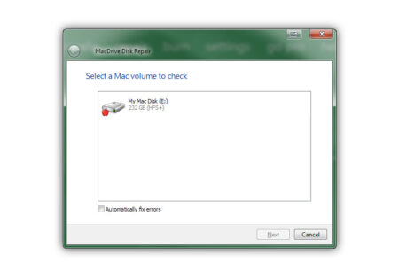 MacDrive Disk Repair